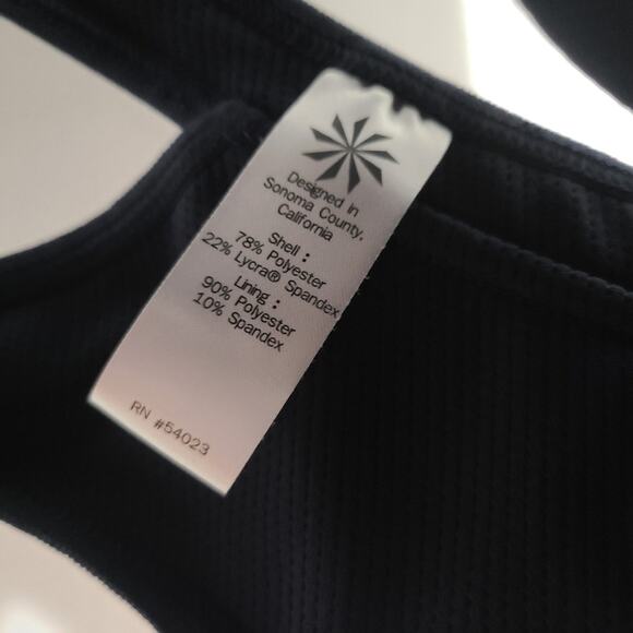 Athleta Womens Sz XS Multicolor Abstract Sports Bra Athleticwear Athleisure - Picture 3 of 3